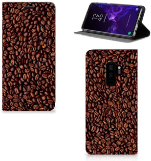 B2Ctelecom Samsung Galaxy S9 Plus Uniek Standcase Hoesje Koffiebonen