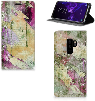 B2Ctelecom Samsung Galaxy S9 Plus Uniek Standcase Hoesje Letter Painting