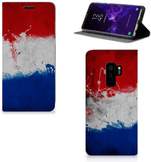 B2Ctelecom Samsung Galaxy S9 Plus Uniek Standcase Hoesje Nederlandse Vlag