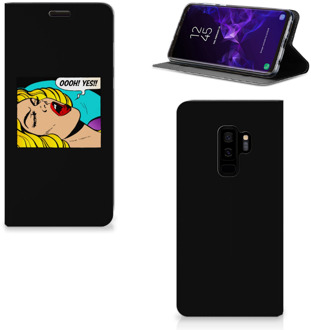 B2Ctelecom Samsung Galaxy S9 Plus Uniek Standcase Hoesje Popart Oh Yes