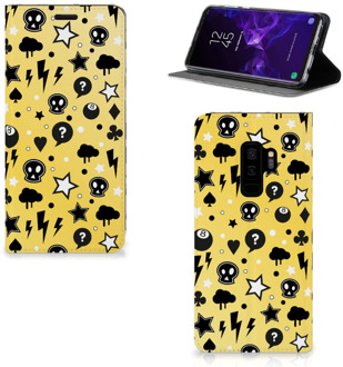 B2Ctelecom Samsung Galaxy S9 Plus Uniek Standcase Hoesje Punk Yellow