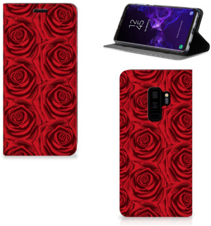 B2Ctelecom Samsung Galaxy S9 Plus Uniek Standcase Hoesje Red Roses