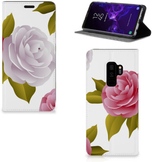 B2Ctelecom Samsung Galaxy S9 Plus Uniek Standcase Hoesje Roses