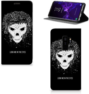 B2Ctelecom Samsung Galaxy S9 Plus Uniek Standcase Hoesje Skull Hair