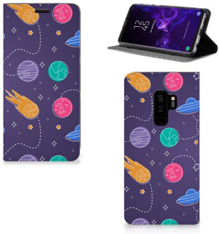 B2Ctelecom Samsung Galaxy S9 Plus Uniek Standcase Hoesje Space