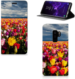 B2Ctelecom Samsung Galaxy S9 Plus Uniek Standcase Hoesje Tulpen