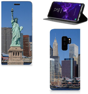 B2Ctelecom Samsung Galaxy S9 Plus Uniek Standcase Hoesje Vrijheidsbeeld