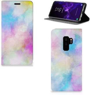 B2Ctelecom Samsung Galaxy S9 Plus Uniek Standcase Hoesje Watercolor Light