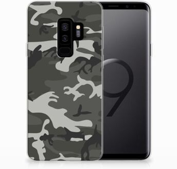 B2Ctelecom Samsung Galaxy S9 Plus Uniek TPU Hoesje Army Light