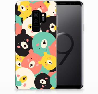 B2Ctelecom Samsung Galaxy S9 Plus Uniek TPU Hoesje Bears