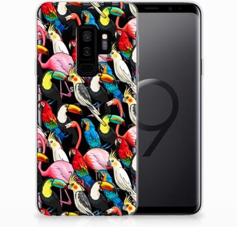 B2Ctelecom Samsung Galaxy S9 Plus Uniek TPU Hoesje Birds