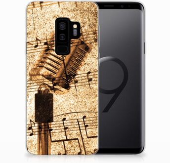 B2Ctelecom Samsung Galaxy S9 Plus Uniek TPU Hoesje Bladmuziek