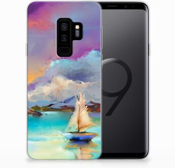 B2Ctelecom Samsung Galaxy S9 Plus Uniek TPU Hoesje Boat