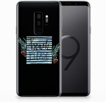 B2Ctelecom Samsung Galaxy S9 Plus Uniek TPU Hoesje Boho Beach