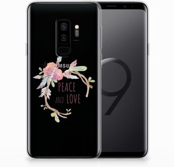 B2Ctelecom Samsung Galaxy S9 Plus Uniek TPU Hoesje Boho Text