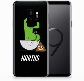 B2Ctelecom Samsung Galaxy S9 Plus Uniek TPU Hoesje Cactus Poo