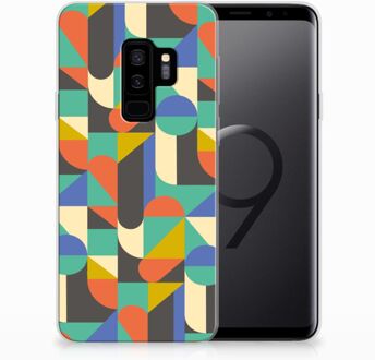 B2Ctelecom Samsung Galaxy S9 Plus Uniek TPU Hoesje Funky Retro