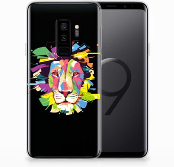 B2Ctelecom Samsung Galaxy S9 Plus Uniek TPU Hoesje Lion Color