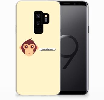 B2Ctelecom Samsung Galaxy S9 Plus Uniek TPU Hoesje Monkey