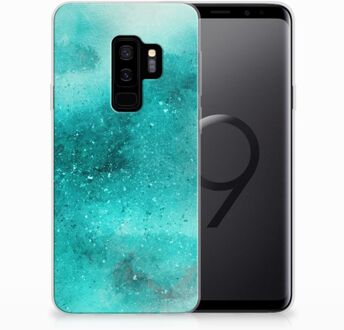 B2Ctelecom Samsung Galaxy S9 Plus Uniek TPU Hoesje Painting Blue