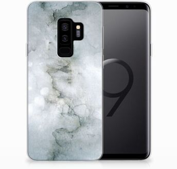 B2Ctelecom Samsung Galaxy S9 Plus Uniek TPU Hoesje Painting Grey