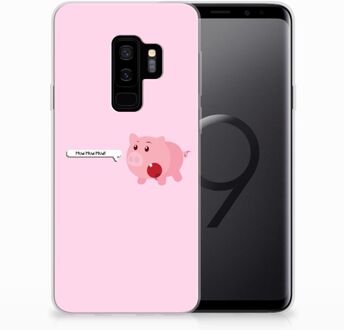 B2Ctelecom Samsung Galaxy S9 Plus Uniek TPU Hoesje Pig Mud