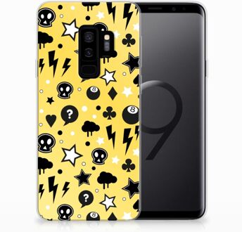 B2Ctelecom Samsung Galaxy S9 Plus Uniek TPU Hoesje Punk Yellow