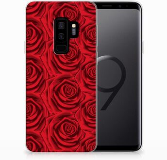 B2Ctelecom Samsung Galaxy S9 Plus Uniek TPU Hoesje Red Roses