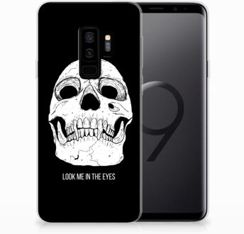 B2Ctelecom Samsung Galaxy S9 Plus Uniek TPU Hoesje Skull Eyes