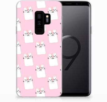 B2Ctelecom Samsung Galaxy S9 Plus Uniek TPU Hoesje Sleeping Cats