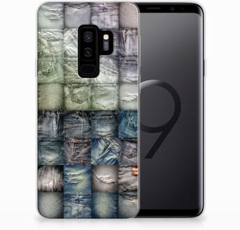 B2Ctelecom Samsung Galaxy S9 Plus Uniek TPU Hoesje Spijkerbroeken