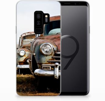 B2Ctelecom Samsung Galaxy S9 Plus Uniek TPU Hoesje Vintage Auto