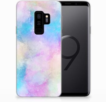 B2Ctelecom Samsung Galaxy S9 Plus Uniek TPU Hoesje Watercolor Light