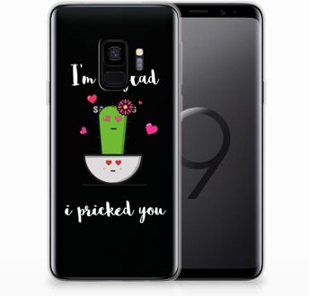 B2Ctelecom Samsung Galaxy S9 Siliconen Hoesje Cactus Glad