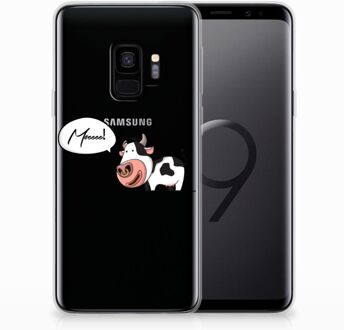 B2Ctelecom Samsung Galaxy S9 Siliconen Hoesje Cow