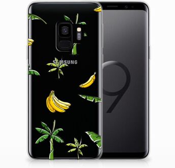 B2Ctelecom Samsung Galaxy S9 TPU-siliconen Hoesje Design Banana Tree