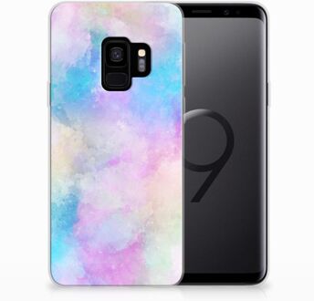 B2Ctelecom Samsung Galaxy S9 TPU Siliconen Hoesje Watercolor Light