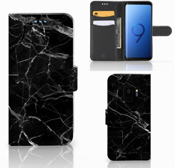 B2Ctelecom Samsung Galaxy S9 Uniek Design Hoesje Marmer Zwart