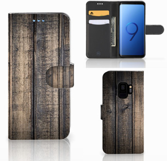 B2Ctelecom Samsung Galaxy S9 Uniek Design Hoesje Steigerhout