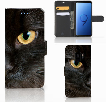 B2Ctelecom Samsung Galaxy S9 Uniek Design Hoesje Zwarte Kat