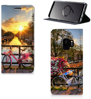 B2Ctelecom Samsung Galaxy S9 Uniek Standcase Hoesje Amsterdamse Grachten