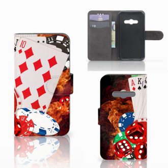 B2Ctelecom Samsung Galaxy Xcover 3 Uniek Ontworpen Hoesje Casino