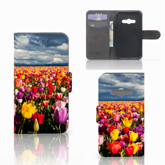 B2Ctelecom Samsung Galaxy Xcover 3 Uniek Ontworpen Hoesje Tulpen