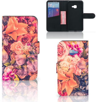 B2Ctelecom Samsung Galaxy Xcover 4 Book Case Design Bosje Bloemen