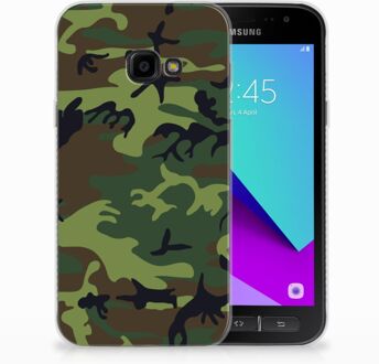 B2Ctelecom Samsung Galaxy Xcover 4 TPU Hoesje Design Army Dark