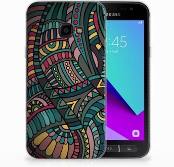 B2Ctelecom Samsung Galaxy Xcover 4 TPU Hoesje Design Aztec