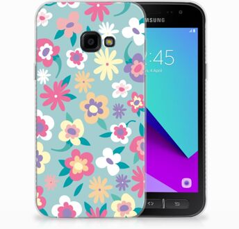 B2Ctelecom Samsung Galaxy Xcover 4 TPU Hoesje Design Flower Power