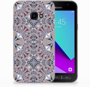 B2Ctelecom Samsung Galaxy Xcover 4 TPU Hoesje Design Flower Tiles