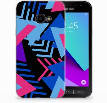 B2Ctelecom Samsung Galaxy Xcover 4 TPU Hoesje Design Funky Triangle