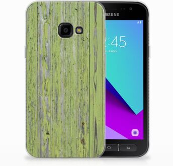 B2Ctelecom Samsung Galaxy Xcover 4 TPU Hoesje Design Green Wood